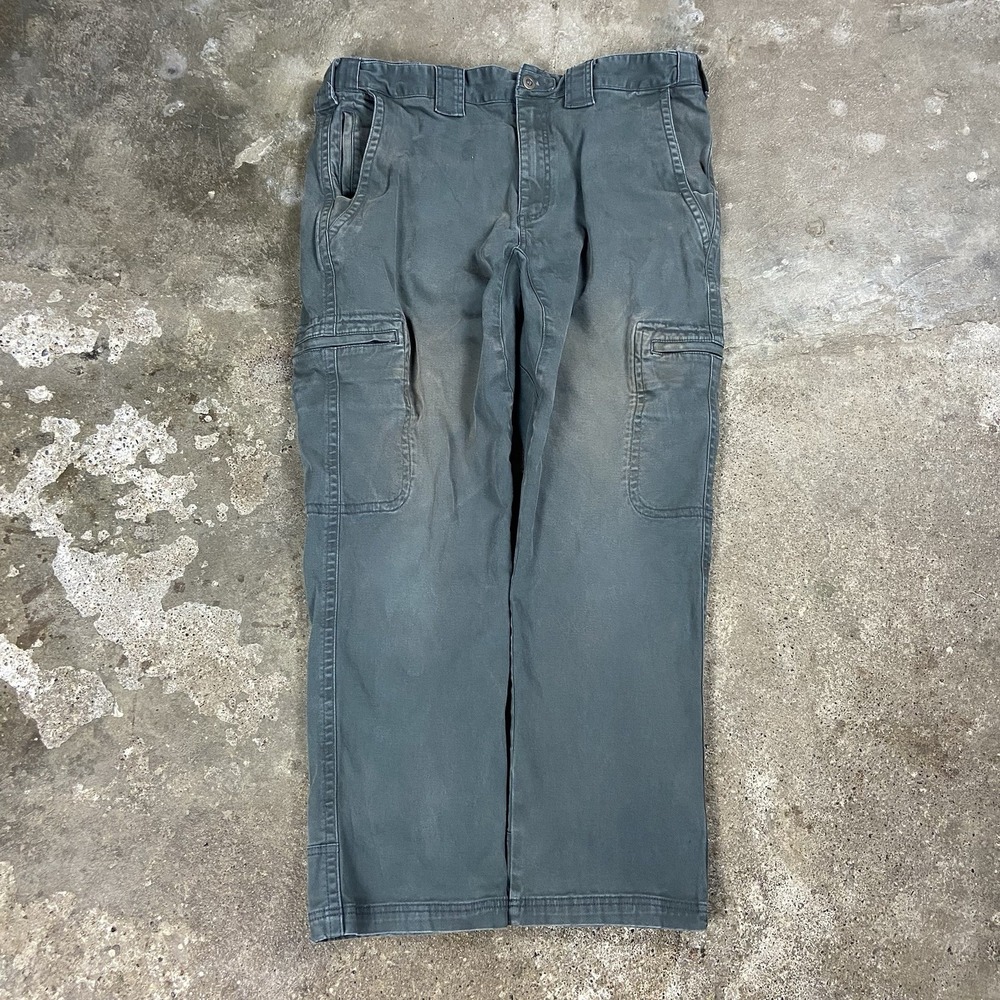 Vintage The Territory Ahead Cargo Pants‎ Size 36x29 Blue Straight Fit Work Wear